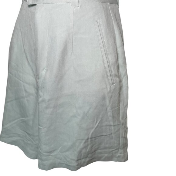 Tommy Bahama Seafoam Green Silk Shorts | Size 6 High Waisted Resort Wear - Picture 4 of 6